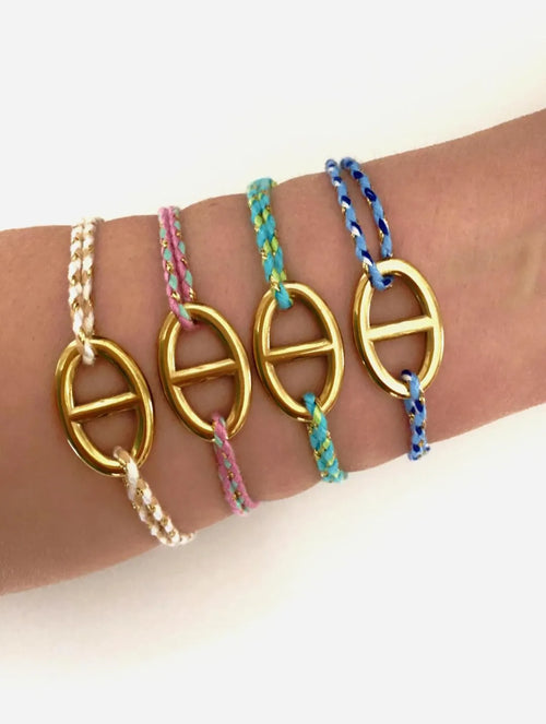 bracelet maille marine